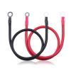 imageCable Matters 6 Gauge Battery Cable Inverter Power Cable with OxygenFree Copper 2 Feet  Black  Red 2 Piece Set2 ft