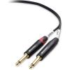 imageCable Matters 635mm TRS to Dual TS Insert Cable 14 TRS to 2 TS Cable  6 Feet10 ft