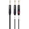 imageCable Matters 635mm TRS to Dual TS Insert Cable 14 TRS to 2 TS Cable  6 Feet6 ft