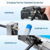 imageCable Matters AllInOne Modular Ethernet Crimping Tool Cat 8 Cat5 Cat6 Cat7 Cat8 Crimping Tool for Shielded PassThrough Connectors