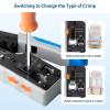 imageCable Matters AllInOne Modular Ethernet Crimping Tool Cat 8 Cat5 Cat6 Cat7 Cat8 Crimping Tool for Shielded PassThrough Connectors