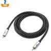 imageCable Matters Braided 2Pack Shielded Subwoofer Cable  6ft  18m RCA Cord Digital Coaxial Audio Cable for LFE Subwoofer Home Theater Systems and More6 Feet