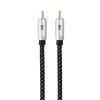 imageCable Matters Braided 2Pack Shielded Subwoofer Cable  6ft  18m RCA Cord Digital Coaxial Audio Cable for LFE Subwoofer Home Theater Systems and More6 Feet