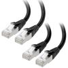 imageCable Matters Cat8 Certified 2Pack 40Gbps Shielded Cat 8 Ethernet Cable  5ft 2000Mhz Category 8 Ethernet Cord Cat8 Cable for Gaming BlackBlack