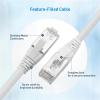 imageCable Matters Cat8 Certified 2Pack 40Gbps Shielded Cat 8 Ethernet Cable  5ft 2000Mhz Category 8 Ethernet Cord Cat8 Cable for Gaming BlackWhite