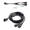 imageCable Matters Computer Power Cord Splitter NEMA 515P to 2X IEC C13  6 Feet10 ft