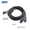 imageCable Matters Computer Power Cord Splitter NEMA 515P to 2X IEC C13  6 Feet15 ft