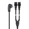 imageCable Matters Computer Power Cord Splitter NEMA 515P to 2X IEC C13  6 Feet6 ft