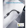 imageCable Matters Designed for Microsoft Surface USBC to USBA Adapter USBA to USB C Adapter in Black