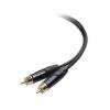 imageCable Matters Dual RCA to XLR Stereo Audio Splitter Cable 6 ft  18m XLR to Dual RCA Splitter Adapter in Black10 Feet