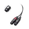 imageCable Matters Dual XLR to RCA Cable  6ft Dual Female XLR to RCA Cable10 Feet