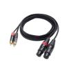 imageCable Matters Dual XLR to RCA Cable  6ft Dual Female XLR to RCA Cable6 Feet