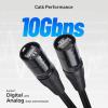 imageCable Matters Long Shielded Cat6 Ethernet Cable Compatible with EtherCON RJ45 Connectors in Black  100 ft for Professional Audio Video and Networking Applications30 ft