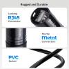 imageCable Matters Long Shielded Cat6 Ethernet Cable Compatible with EtherCON RJ45 Connectors in Black  100 ft for Professional Audio Video and Networking Applications20 ft