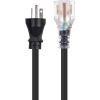 imageCable Matters Outdoor Rated 12 AWG Heavy Duty 20 Amp Extension Cord 25 ft Power Cable with LED Light NEMA 520P to NEMA 520R