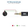 imageCable Matters Premium Braided 35mm to Mini XLR Headphone Cable 4 ft  Compatible with Beyerdynamic DT 1770 Pro DT 1990 Pro AKG K240 K182 K175 K182 K245 K371 and Q701 Headphones