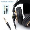 imageCable Matters Premium Braided 35mm to Mini XLR Headphone Cable 4 ft  Compatible with Beyerdynamic DT 1770 Pro DT 1990 Pro AKG K240 K182 K175 K182 K245 K371 and Q701 Headphones