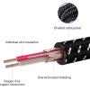 imageCable Matters Premium Braided Balanced 14 Inch TRS Cable 6 ft 14 to 14 Cable6 ft