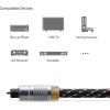 imageCable Matters Premium Optical Audio Cable 6ft Toslink Optical Cable for Soundbar Digital SPDIF Cable  Ideal for HiFi Audio with Samsung Sonos Sony Bose Soundbars 6 Feet35 ft