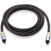 imageCable Matters Premium Optical Audio Cable 6ft Toslink Optical Cable for Soundbar Digital SPDIF Cable  Ideal for HiFi Audio with Samsung Sonos Sony Bose Soundbars 6 Feet6 ft