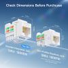 imageCable Matters UL Listed 25Pack 10Gbps Cat6 Keystone Jacks RJ45 Keystone Jack Ethernet Keystone Jack in White with Keystone PunchDown Stand for Patch Panel and Wall PlateWhite