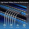 imageCable Matters UL Listed 25Pack 10Gbps Cat6 Keystone Jacks RJ45 Keystone Jack Ethernet Keystone Jack in White with Keystone PunchDown Stand for Patch Panel and Wall PlateBlue