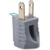 imageCable Matters UL Listed 3Pack 2 Prong to 3 Prong Outlet Adapter in Gray 3 Prong to 2 Prong Plug Adapter  Allows a 2 Prong Outlet to Accept 3 Prong Plugs