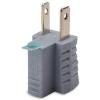 imageCable Matters UL Listed 3Pack 2 Prong to 3 Prong Outlet Adapter in Gray 3 Prong to 2 Prong Plug Adapter  Allows a 2 Prong Outlet to Accept 3 Prong Plugs
