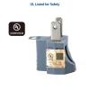 imageCable Matters UL Listed 3Pack 2 Prong to 3 Prong Outlet Adapter in Gray 3 Prong to 2 Prong Plug Adapter  Allows a 2 Prong Outlet to Accept 3 Prong Plugs
