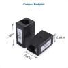 imageCable Matters UL Listed 5Pack 10Gbps Cat 6 Ethernet Coupler RJ45 Coupler Cat6 RJ45 Female to Female Adapter Ethernet Extender Adapter in Black Compatible with Cat6A Cat5eBlack
