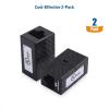 imageCable Matters UL Listed 5Pack 10Gbps Cat 6 Ethernet Coupler RJ45 Coupler Cat6 RJ45 Female to Female Adapter Ethernet Extender Adapter in Black Compatible with Cat6A Cat5eBlack
