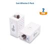 imageCable Matters UL Listed 5Pack 10Gbps Cat 6 Ethernet Coupler RJ45 Coupler Cat6 RJ45 Female to Female Adapter Ethernet Extender Adapter in Black Compatible with Cat6A Cat5eWhite