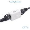 imageCable Matters UL Listed 5Pack 10Gbps Cat 6 Ethernet Coupler RJ45 Coupler Cat6 RJ45 Female to Female Adapter Ethernet Extender Adapter in Black Compatible with Cat6A Cat5eWhite