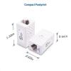 imageCable Matters UL Listed 5Pack 10Gbps Cat 6 Ethernet Coupler RJ45 Coupler Cat6 RJ45 Female to Female Adapter Ethernet Extender Adapter in Black Compatible with Cat6A Cat5eWhite