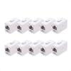 imageCable Matters UL Listed 5Pack 10Gbps Cat 6 Ethernet Coupler RJ45 Coupler Cat6 RJ45 Female to Female Adapter Ethernet Extender Adapter in Black Compatible with Cat6A Cat5eWhite