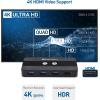 imageCable Matters USB 30 KVM Switch HDMI 4K60Hz for 2 Computers with 3X 5Gbps USB Ports HDMI KVM Switch 2 Port  RF Remote Control Included