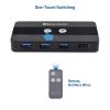 imageCable Matters USB 30 KVM Switch HDMI 4K60Hz for 2 Computers with 3X 5Gbps USB Ports HDMI KVM Switch 2 Port  RF Remote Control Included
