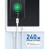 imageCable Matters USBIF Certified 240W USB C Cable  66ft Up to 240W Charging 480Mbps No Video Support USBC Charger CableUSBC Charging Cord for MacBookiPad ProXPSSurface Pro BlackWhite