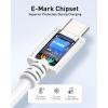 imageCable Matters USBIF Certified 240W USB C Cable  66ft Up to 240W Charging 480Mbps No Video Support USBC Charger CableUSBC Charging Cord for MacBookiPad ProXPSSurface Pro BlackWhite