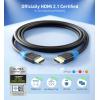 imageCable Matters Ultra High Speed HDMI Certified 3Pack 48Gbps 8K HDMI Cable 66 ft  2m with 8K60Hz 4K240Hz and HDR Support for PS5 Xbox Series XS RTX30803090 RX 68006900 Apple TV1 ft