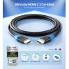 imageCable Matters Ultra High Speed HDMI Certified 3Pack 48Gbps 8K HDMI Cable 66 ft  2m with 8K60Hz 4K240Hz and HDR Support for PS5 Xbox Series XS RTX30803090 RX 68006900 Apple TV33 ft