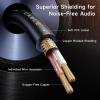 imageCable Matters Unbalanced 35mm to XLR Cable  6ft Male to Female 18 Inch to XLR Cable6 ft