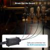 imageCable Matters XLR Audio Over Ethernet Snake with 2 Boxes  4X XLRMale Pigtail Box and 4X XLRFemale Pigtail Box XLR Snake 4 Channel Compatible with EtherCON Connector Black