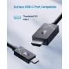 imageDesigned for Microsoft Surface Cable Matters 48Gbps USBC to HDMI Cable 6 Feet  18 Meters Supports 4K 120Hz and 8K 60Hz HDR  USB4 Thunderbolt 3 and Thunderbolt 4 Port Compatible