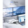imageDesigned for Microsoft Surface Cable Matters 7in1 40Gbps USB4 Hub with Dual 4K60Hz DisplaysHDMI and DisplayPort Single 4K240Hz  8K60Hz 100W PD Gigabit Ethernet Works with Thunderbolt 4