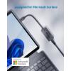 imageDesigned for Microsoft Surface Cable Matters USB C to 25Gbps Ethernet Adapter USBC to Network 25g Ethernet to USBC Adapter Black