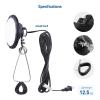 imageETL Certified Cable Matters Portable LED Clamp Light for Workshop Clamp On Light LED Clamp Work Light with 6 feet Cord 800 Lumens 95Watts 5000K Daylight