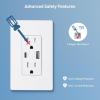 imageETL Listed Cable Matters 2Pack 21W TamperResistant USB Outlets Receptacles  USBC ampamp USBA Outlet with USB PortsUSB C Outlet  Ideal for iPhone 1615 Pro Max iPad Pro Galaxy S23 Charging