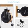 imageETL Listed Cable Matters 35 ft 3Outlet Retractable Extension Cord Reel SJTW 16 AWG 10A  1250W with Mounting Point in Black