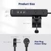 imageETL Listed Cable Matters GaN Desk Clamp Power Strip with 65W USBC Port 3X USBA Ports 2X AC Outlets 6ft Black Desk Power StripDeskPowerStation for Laptops iPad Pro Surface Pro iPhone